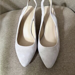 Botkier Cream Slingback Heels